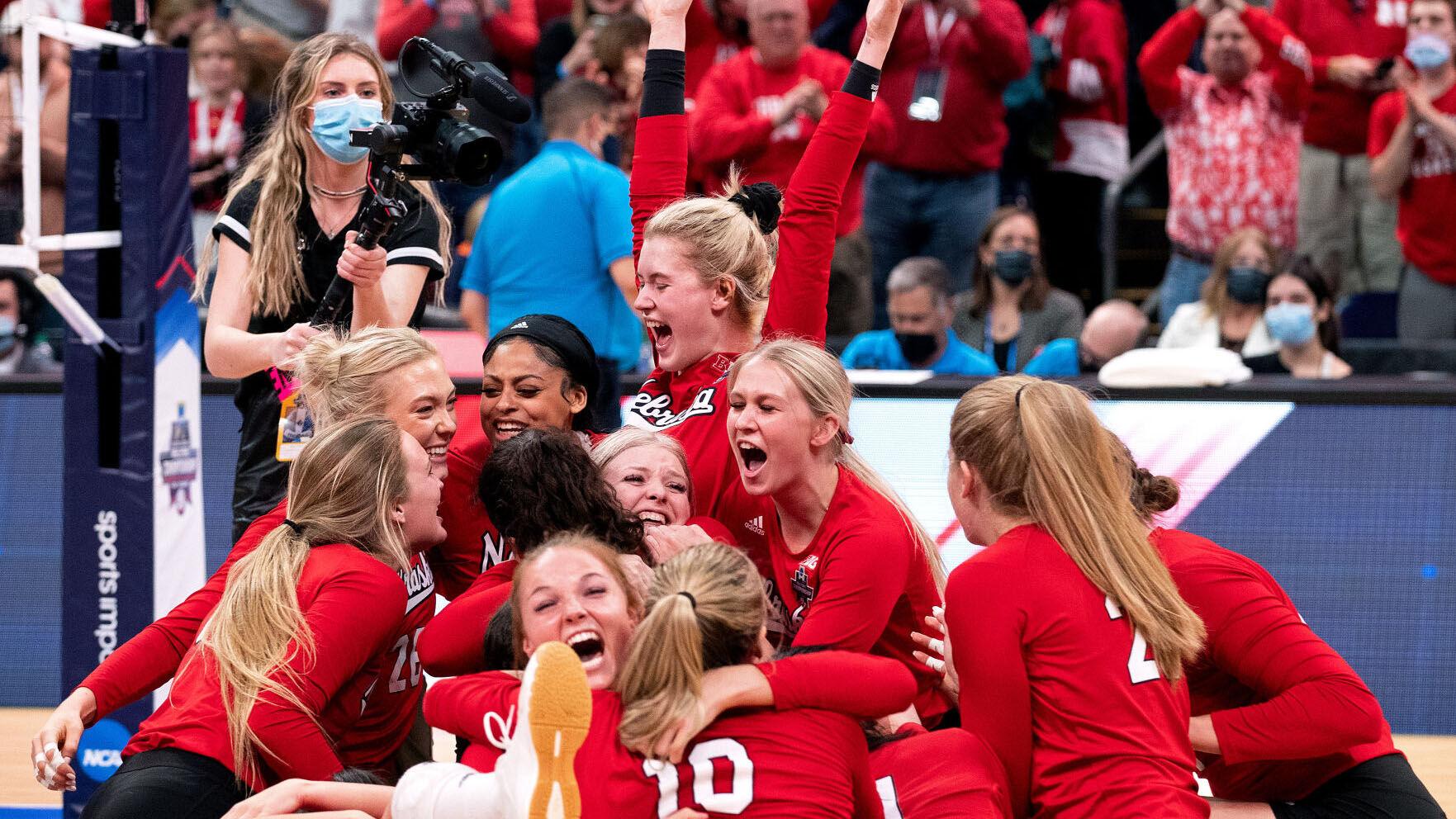 Nebraska volleyball defeats Pitt in four sets to advance to national championship